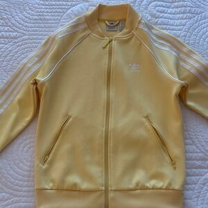 Adidas Pastel Yellow Track Jacket